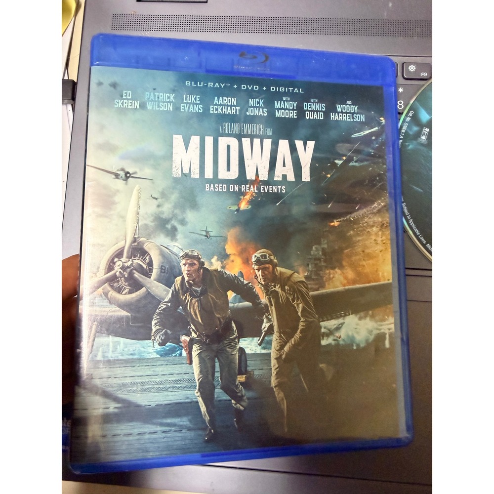 Midway Blu-ray DVD 2-Disc Combo Pack 2019 War Action‎ Movie Lionsgate